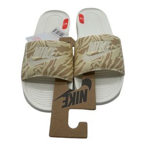 Nike Victori One Print Slip‎ On Slides Sandals CN9676-105 Women's Size 10